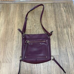 Aldo Deep Burgundy Crossbody Bag